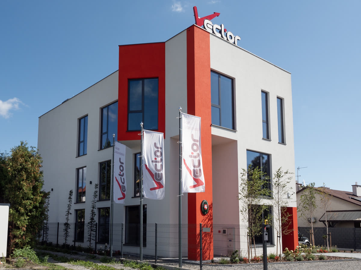 Siedziba Domu Brokerskiego VECTOR przy ul. Warszawskiej 44 B w Rzeszowie